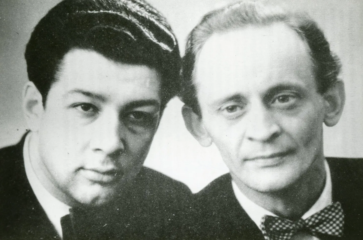 Eino Baskin ja Jüri Järvet nooruses