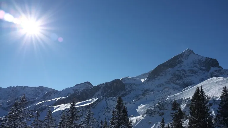 Zugspitze on Alpide üks kõrgemaid mäetippe.