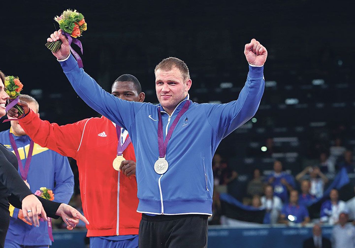 Один из ярчайших моментов в эстонском спорте в 2012 году — борец Хейки Наби с серебряной медалью Лондонской Олимпиады.