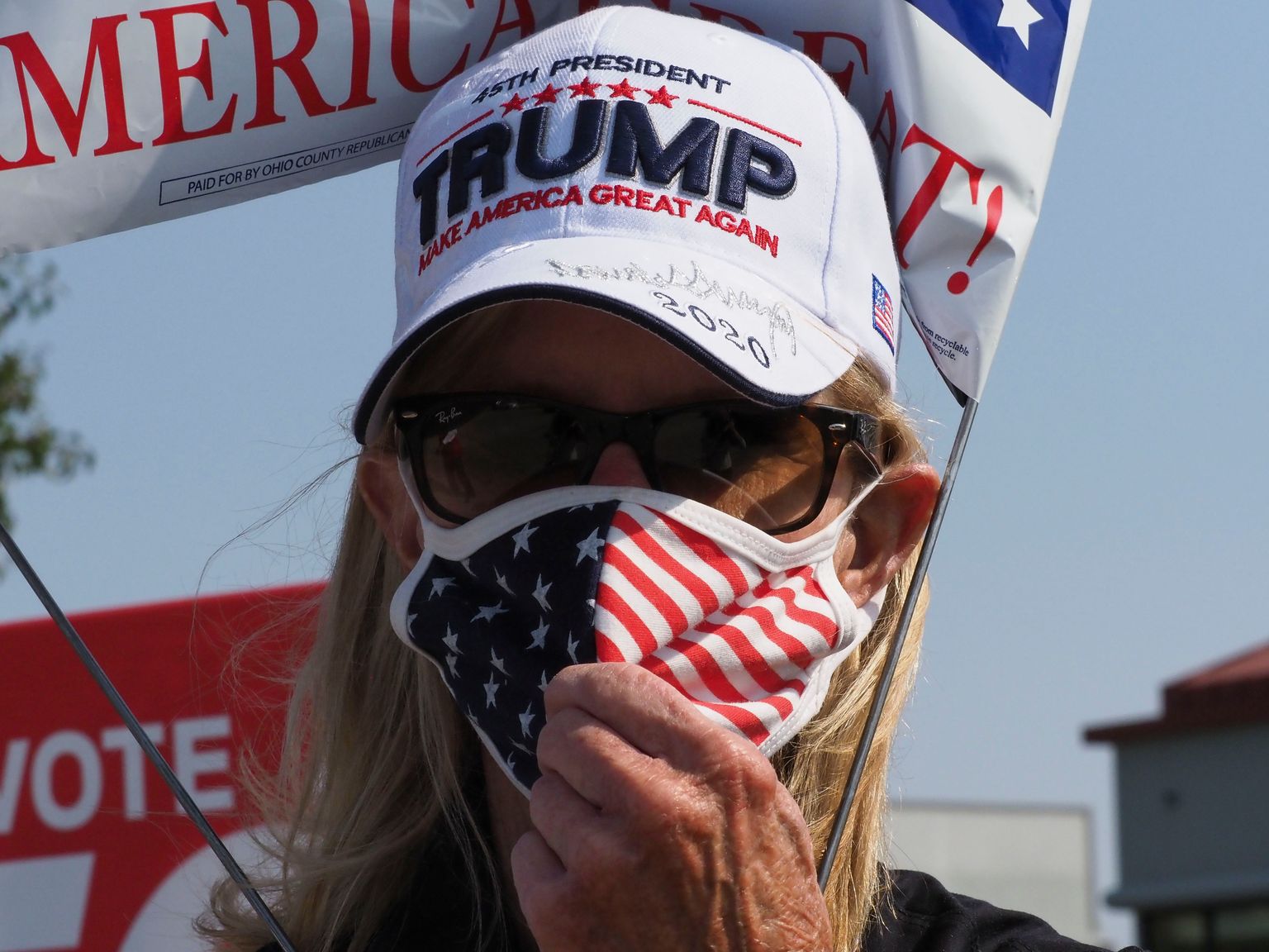 Donald Trumpi naistoetaja Ohios