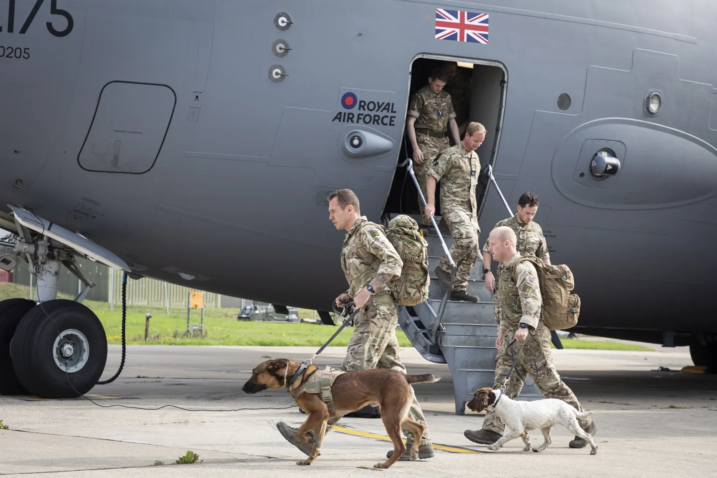 Briti sõjaväelased. Foto on illustratiivne.