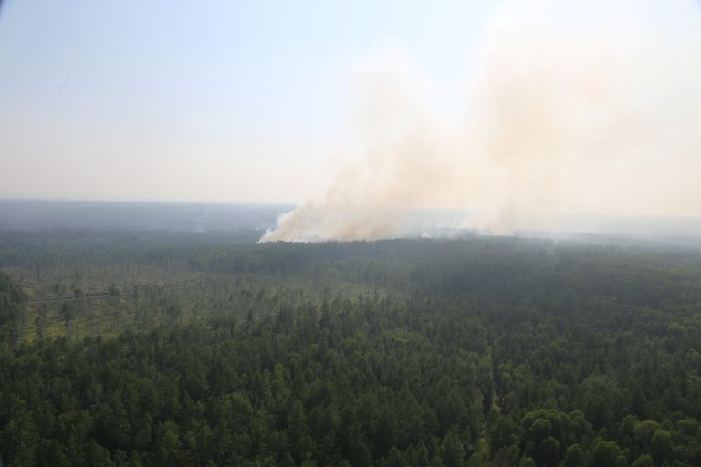 Krasnojarski metsapõlenguid on näha kaugele.