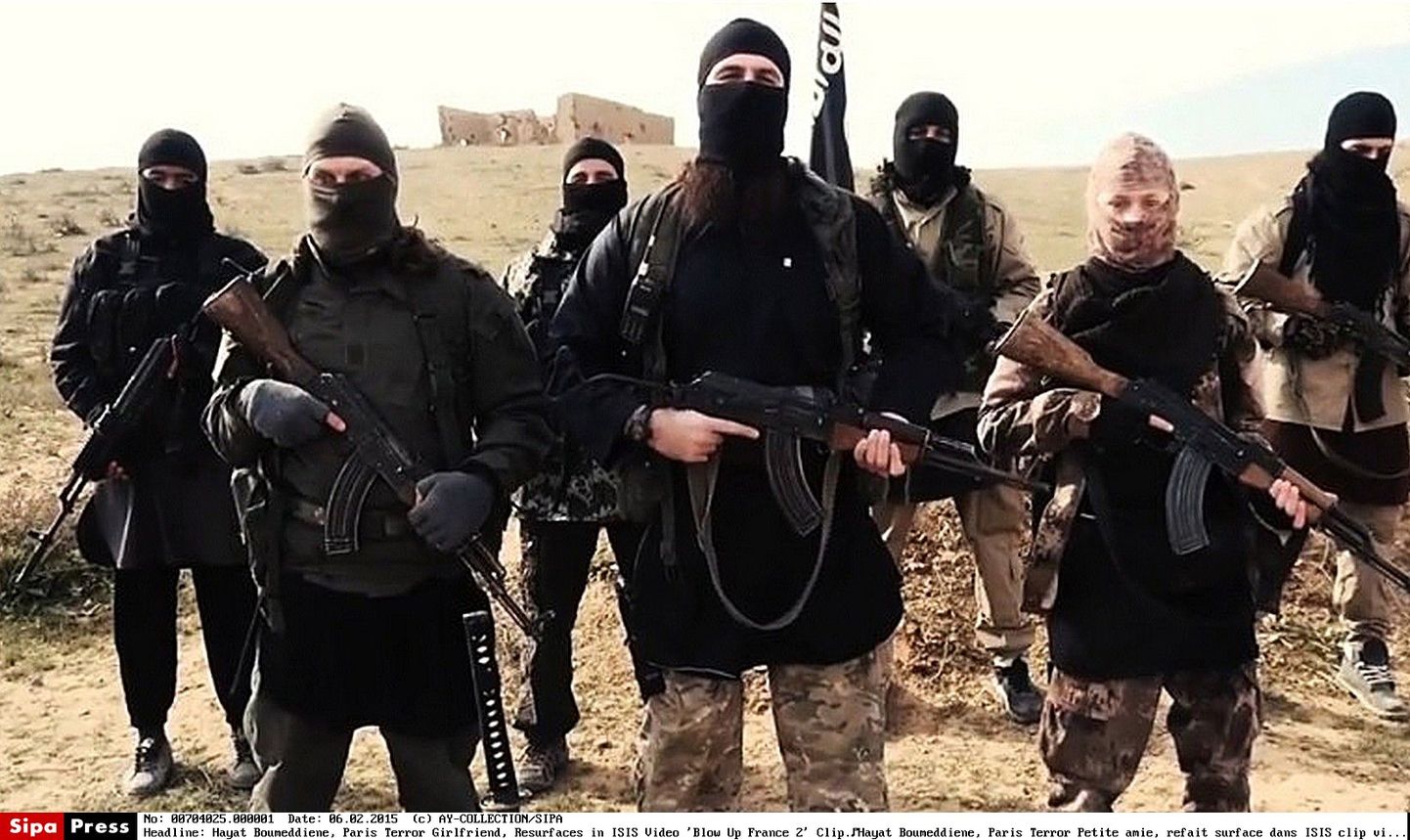 Kuvatõmmis ISISe videost.