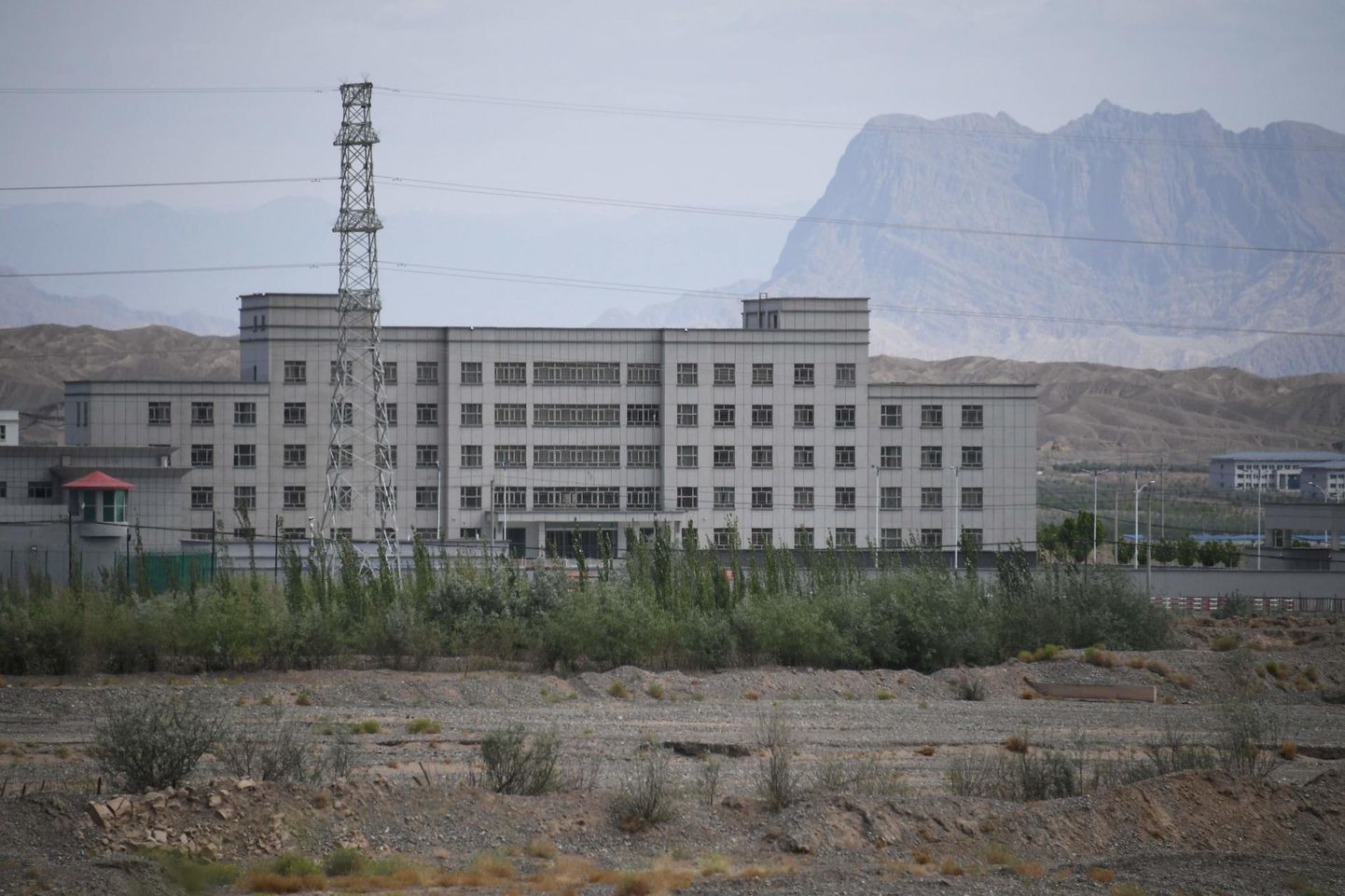 Kashgari linnas asuva «ümberõppekeskuse» ehk kontsentratsioonilaagri rajatised.