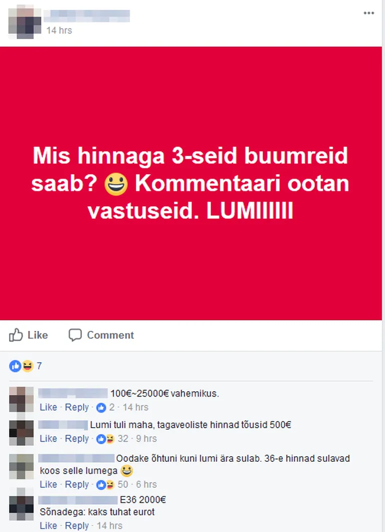 Autoostu kuulutus.