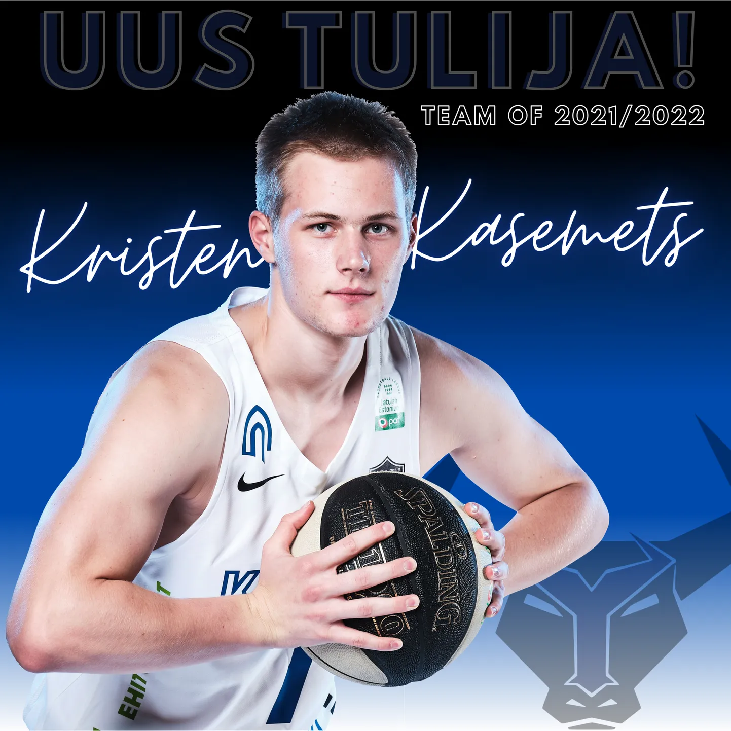 Noortekoondisse kuuluv Kristen Kasemets alustab uut hooaega Rakvere Tarva rivistuses.