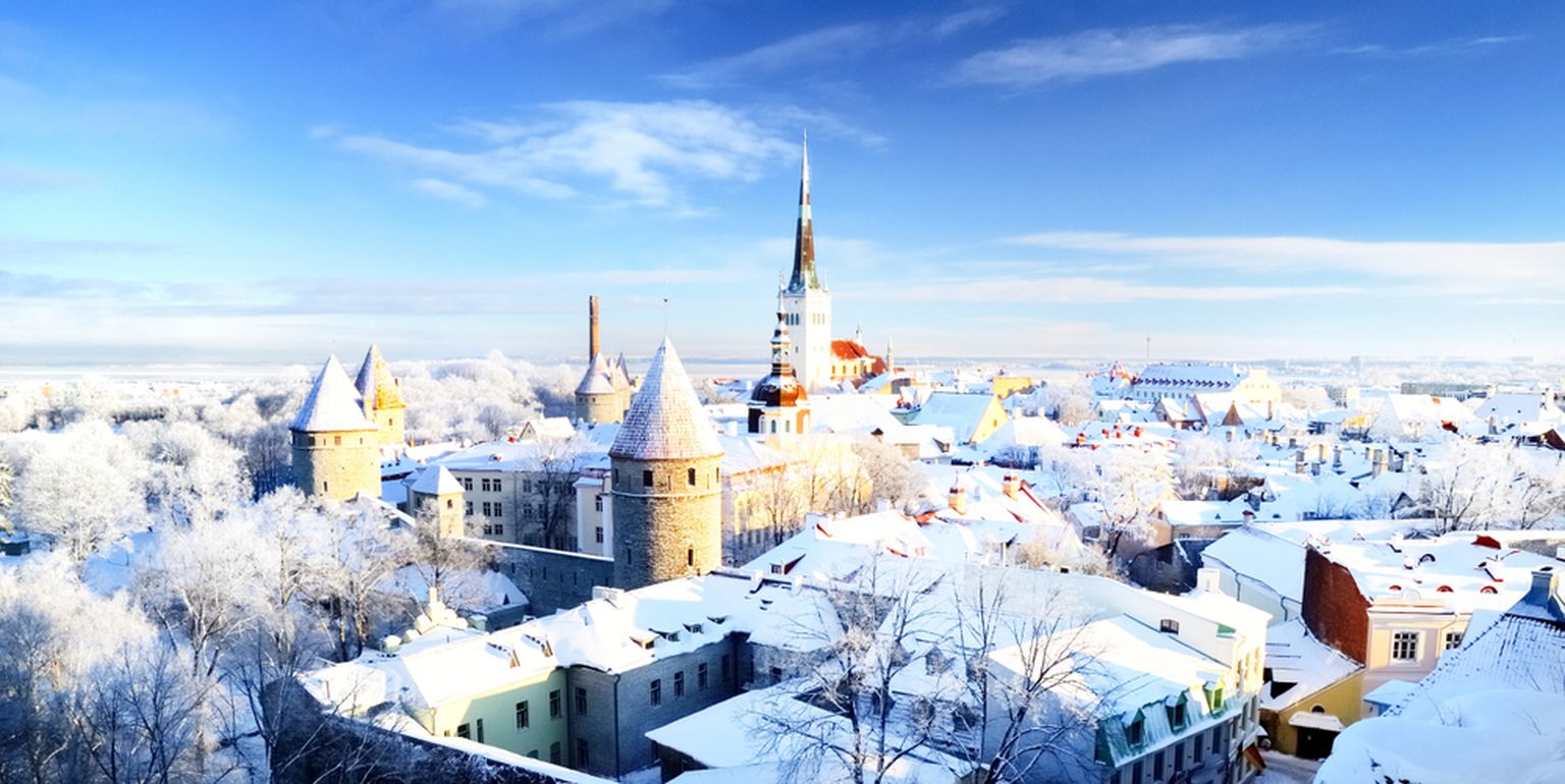 Таллинн зимой, снимок иллюстративный
