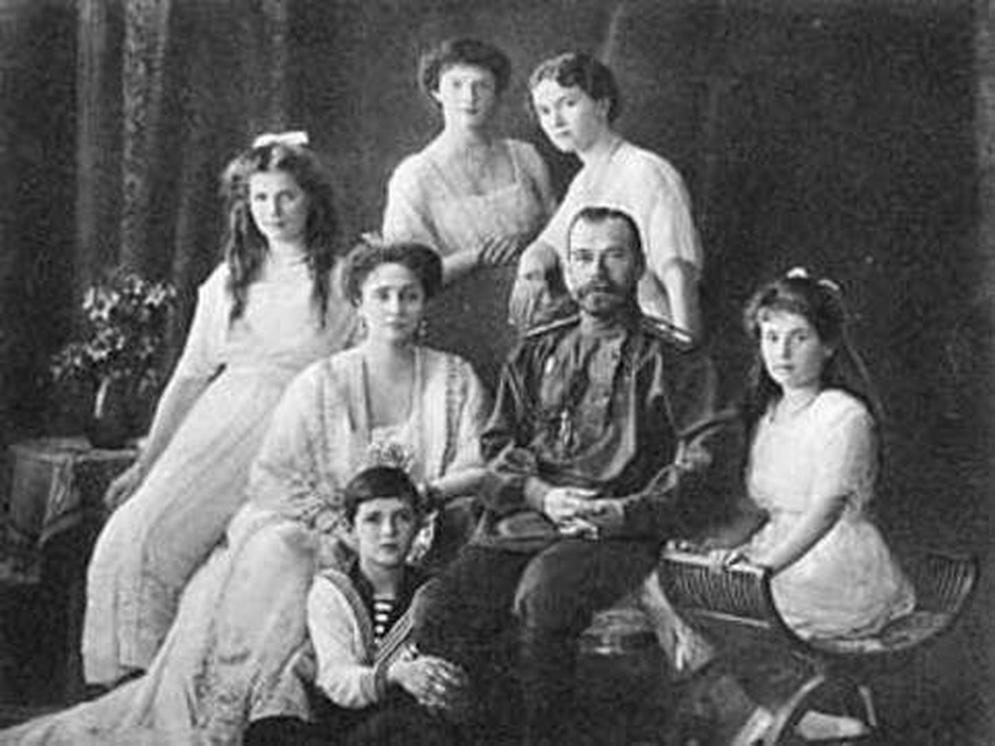 Царская семья Романовых.