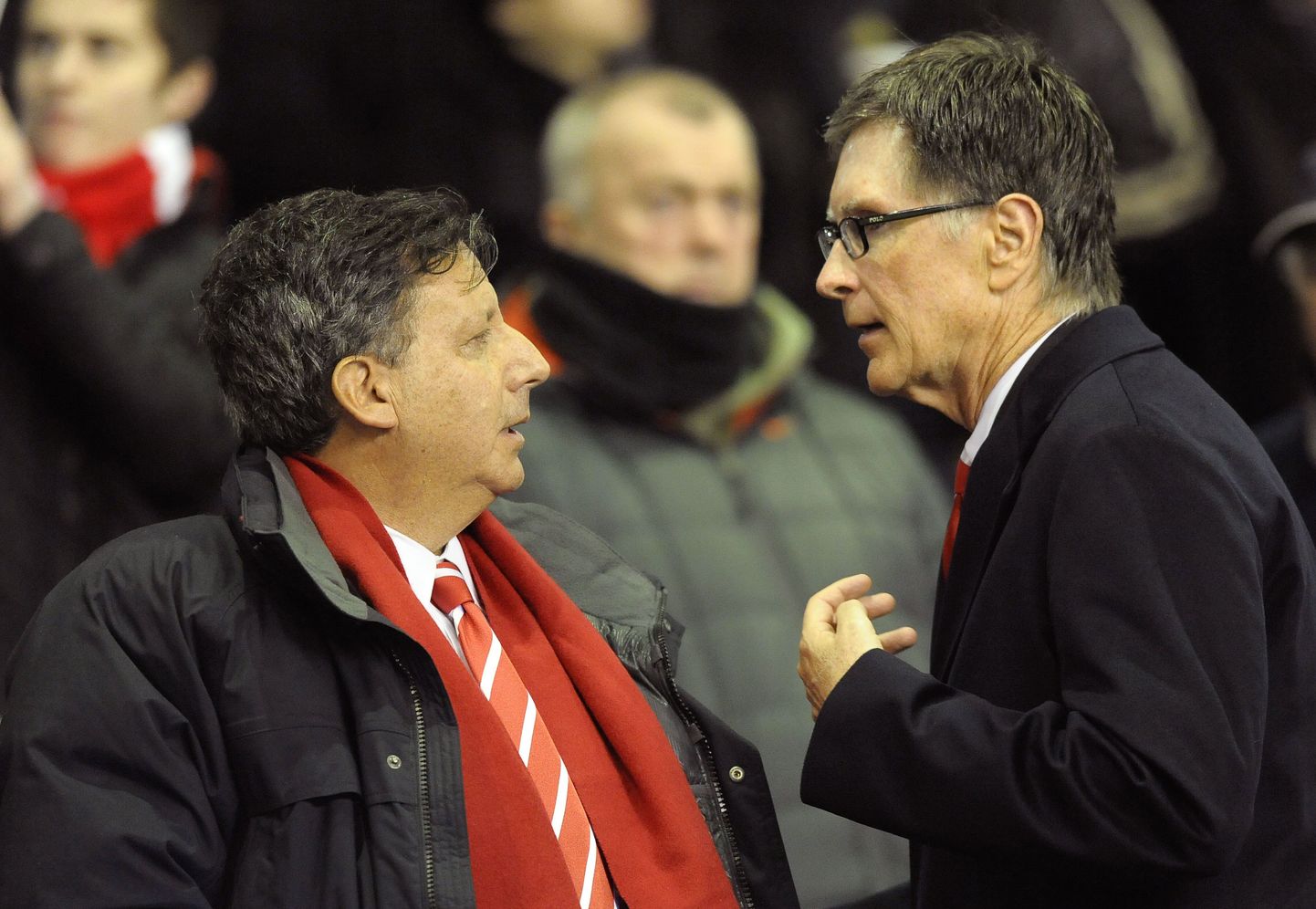 Liverpooli omanikud Tom Werner (vasakul) ja John Henry.