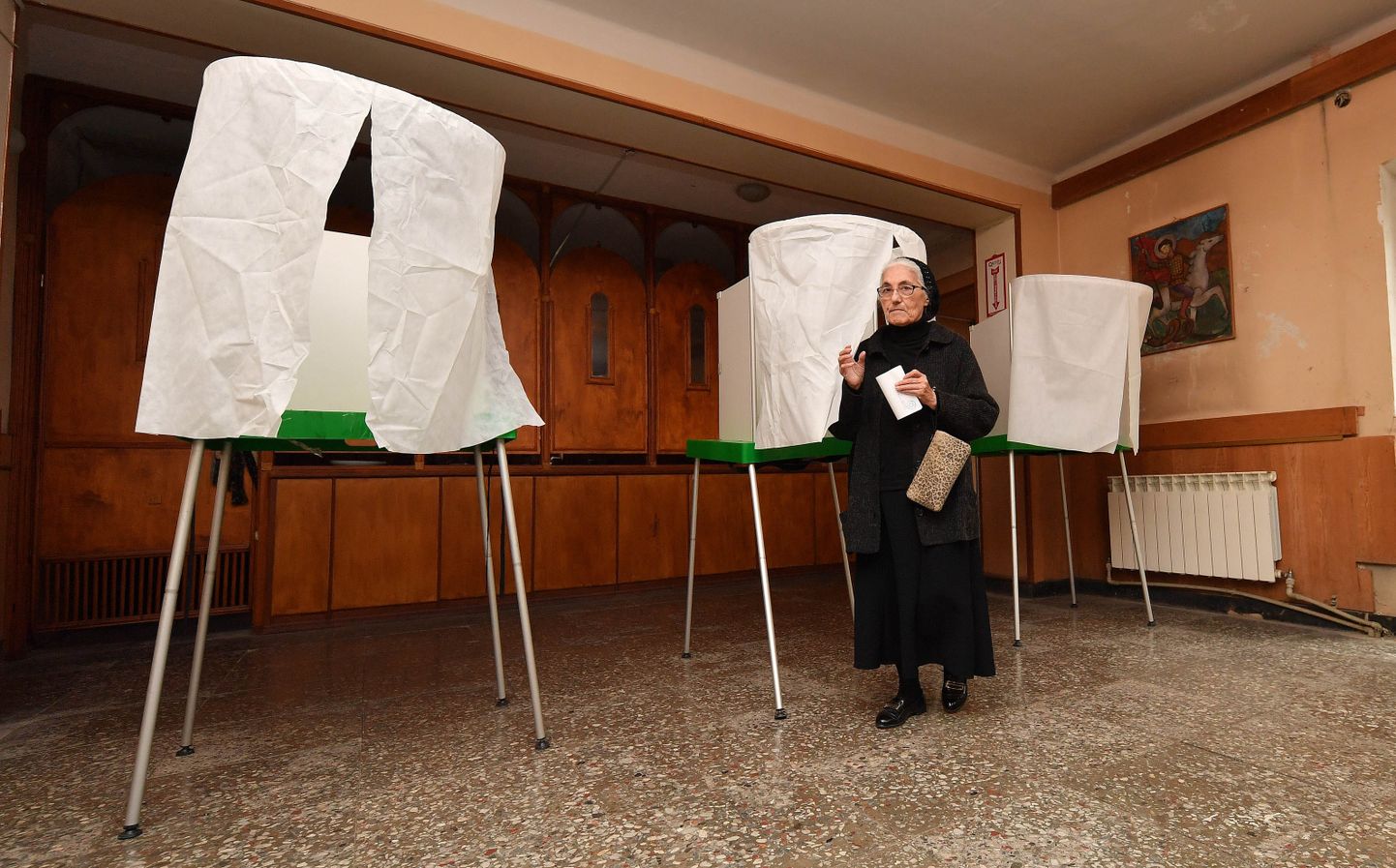 Balsošana prezidenta vēlēšanās Gruzijā