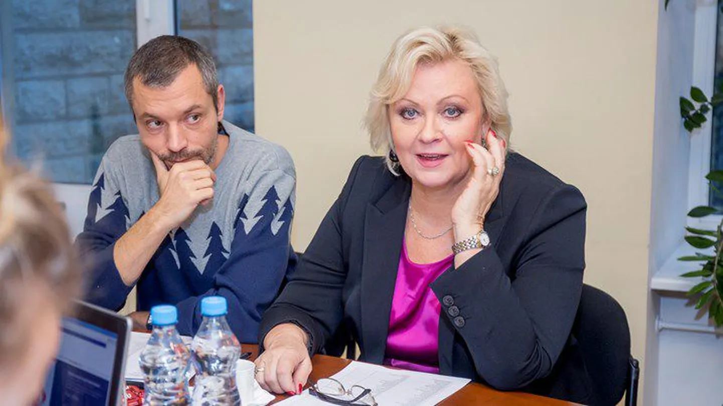 Eesti Laul 2015 eelžürii liikmed Owe Petersell ja Anne Veski