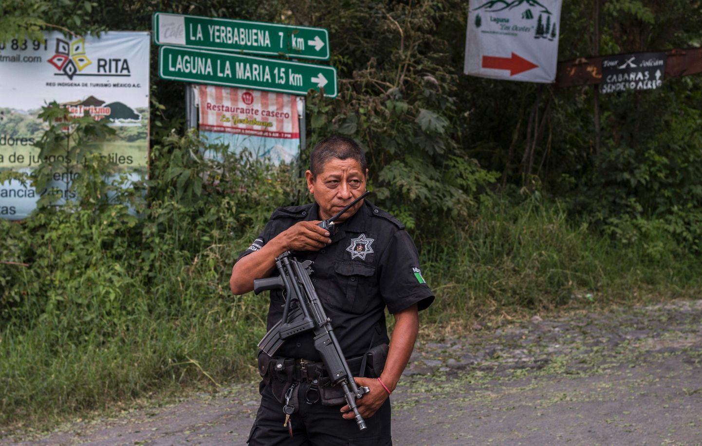 Mehhiko Colima osariigi julgeolekutöötaja