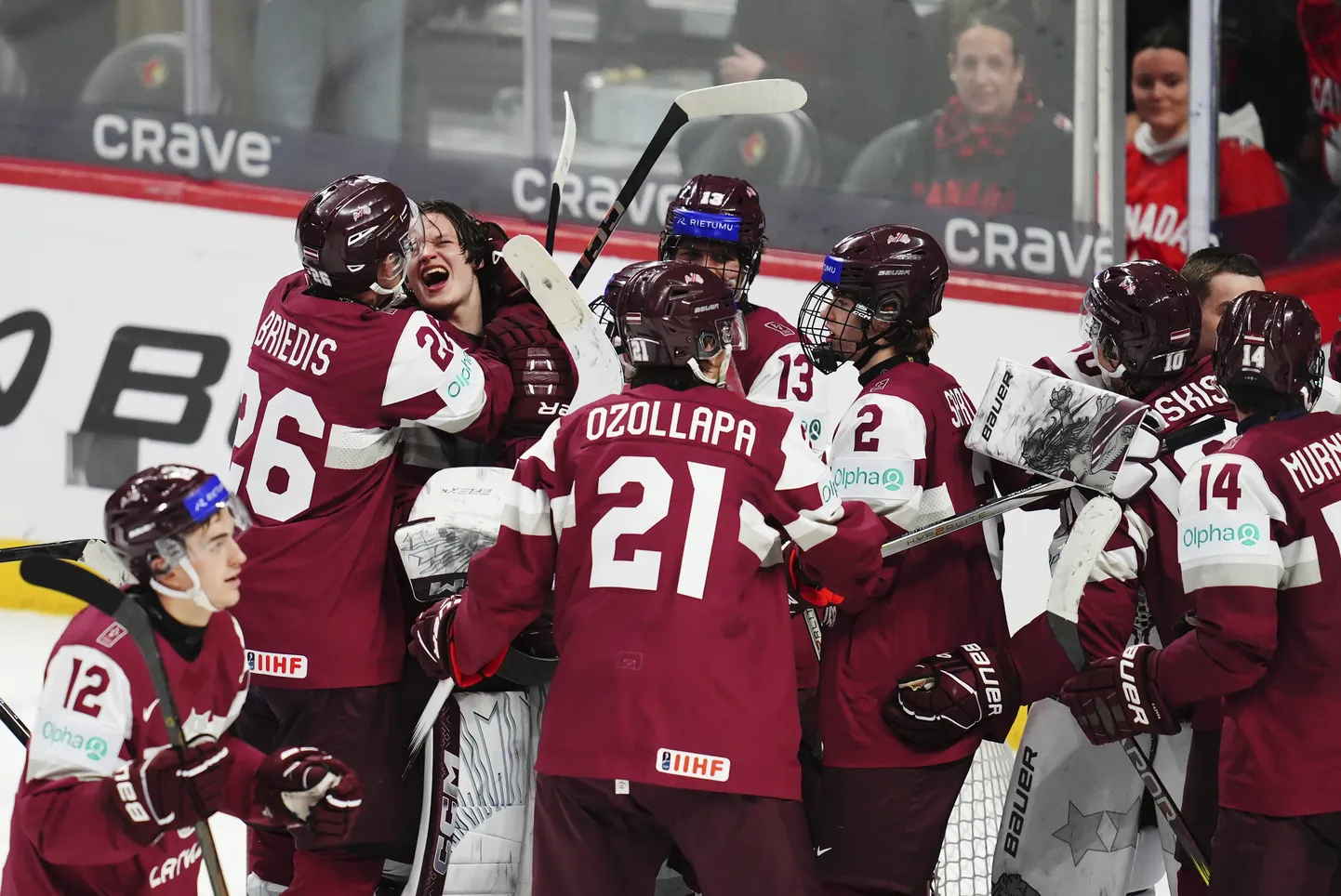 Latvijas U-20 izlases hokejisti