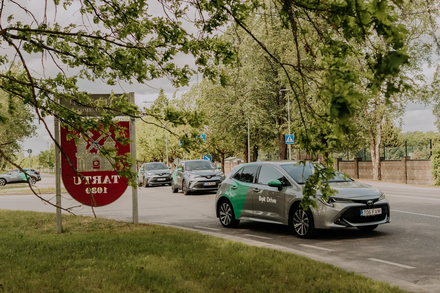 Машины Bolt в Тарту.