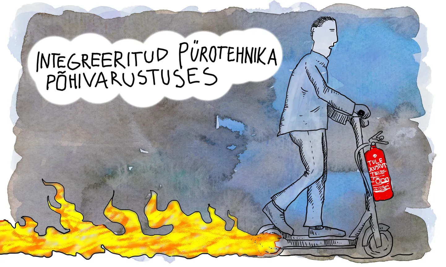 Aeg-ajalt kuuleb, et taas on plahvatanud elektrijalgratta või -tõuksi aku.