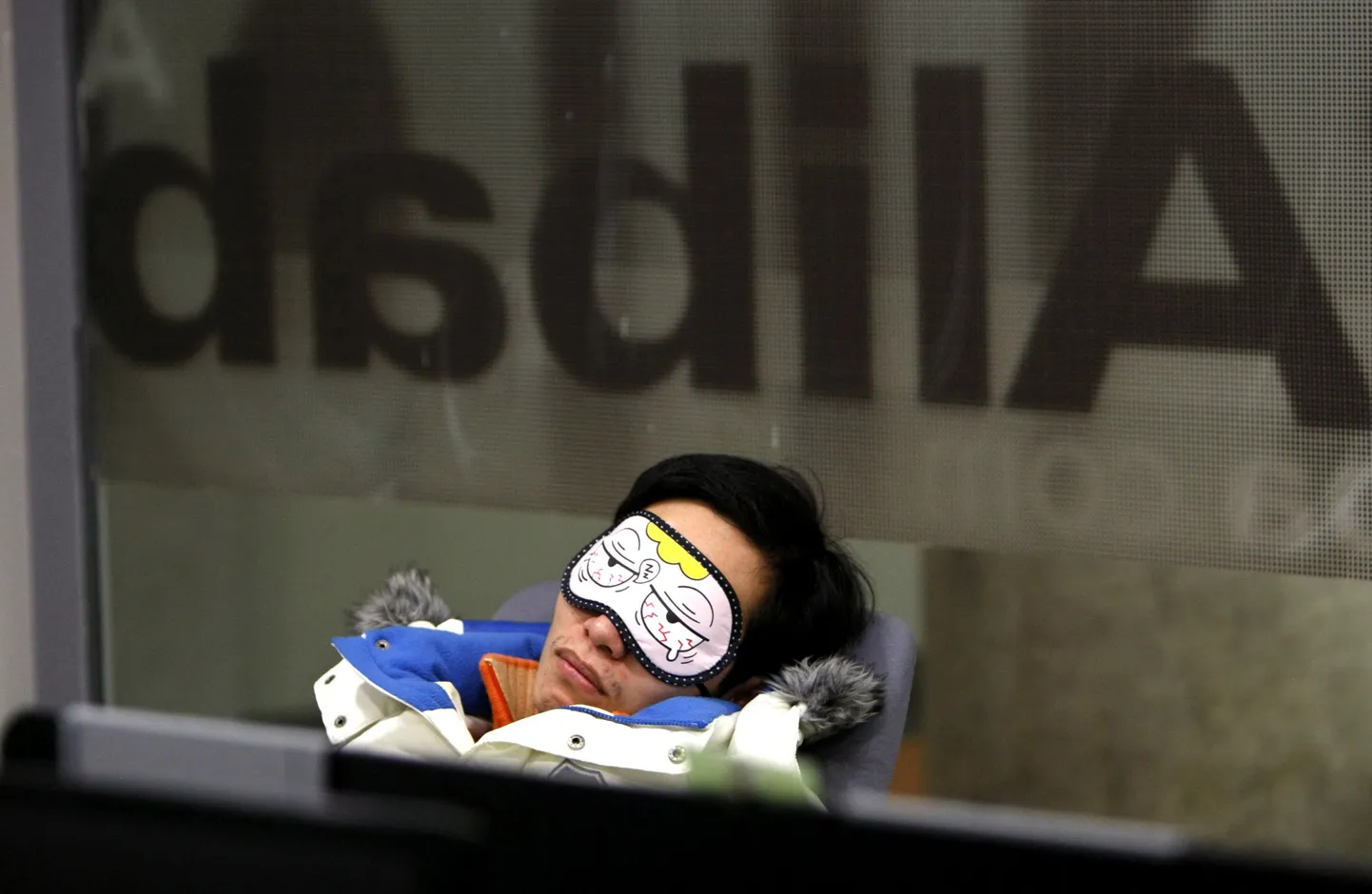 Hiina e-äri hiiglase Alibaba töötaja puhkehetkel