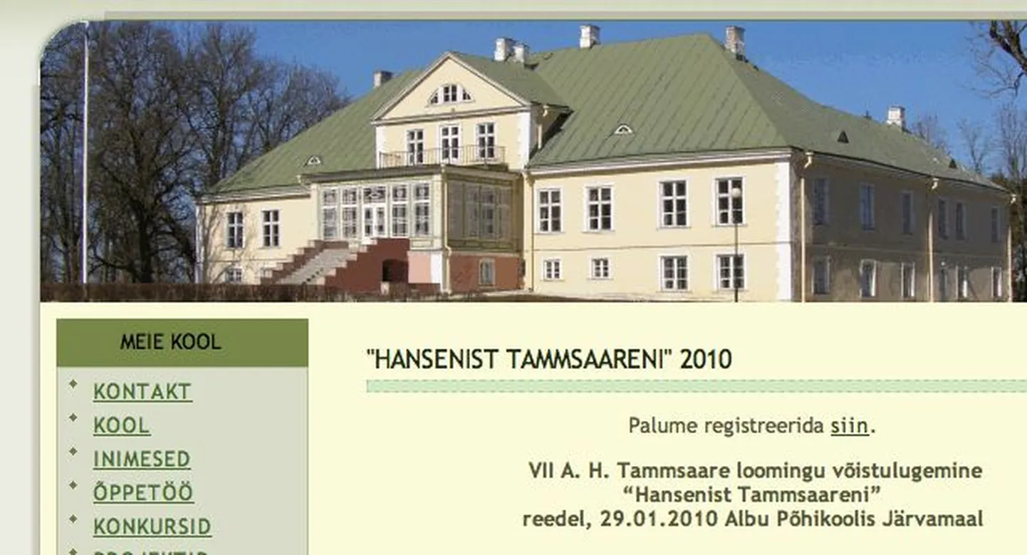 Lugemisaasta avaürituse koduleht.