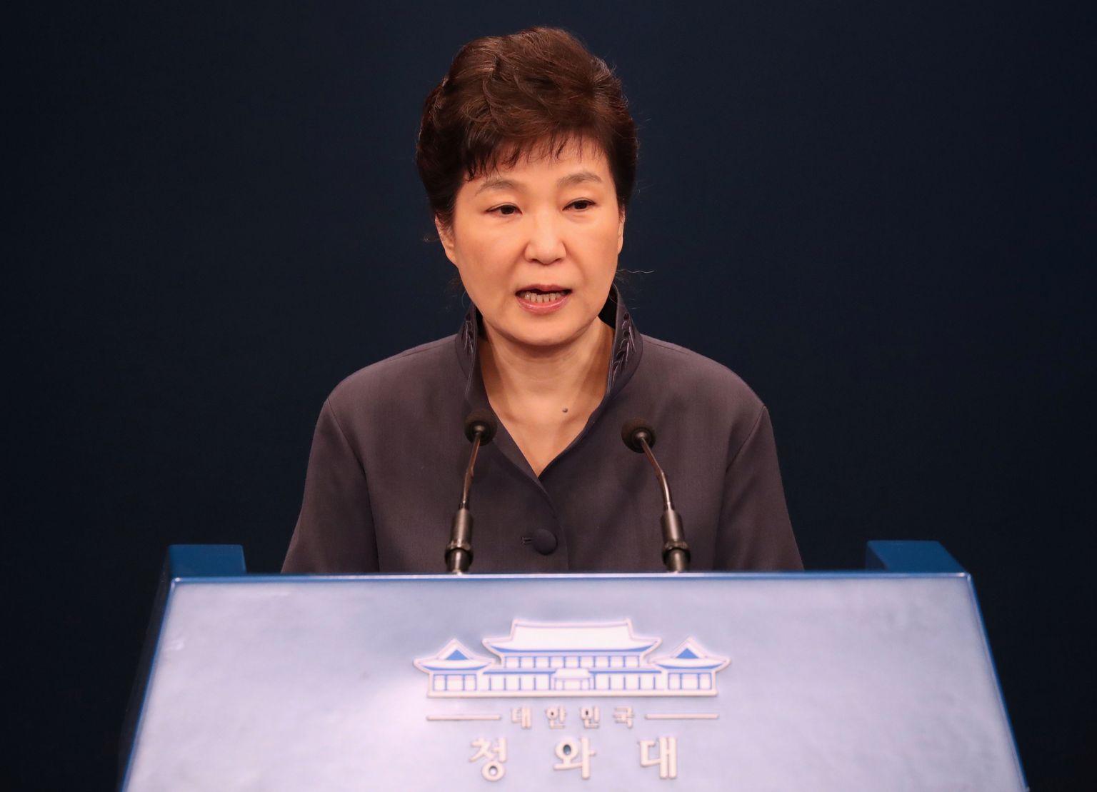 Lõuna-Korea president Park Geun-hye.