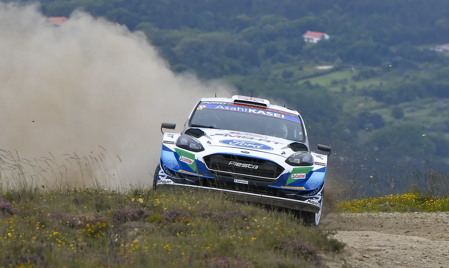 Gus Greensmith M-Sporti Ford Fiesta WRC-ga.