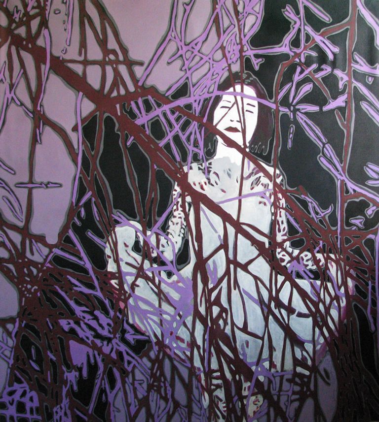 Maria Sidljarevitš. Musk. 2017. õli, lõuend (oil on canvas) 150 x 130 cm.