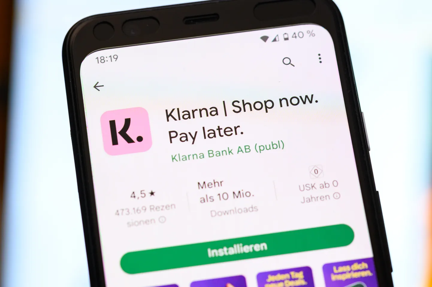 Klarna äpp