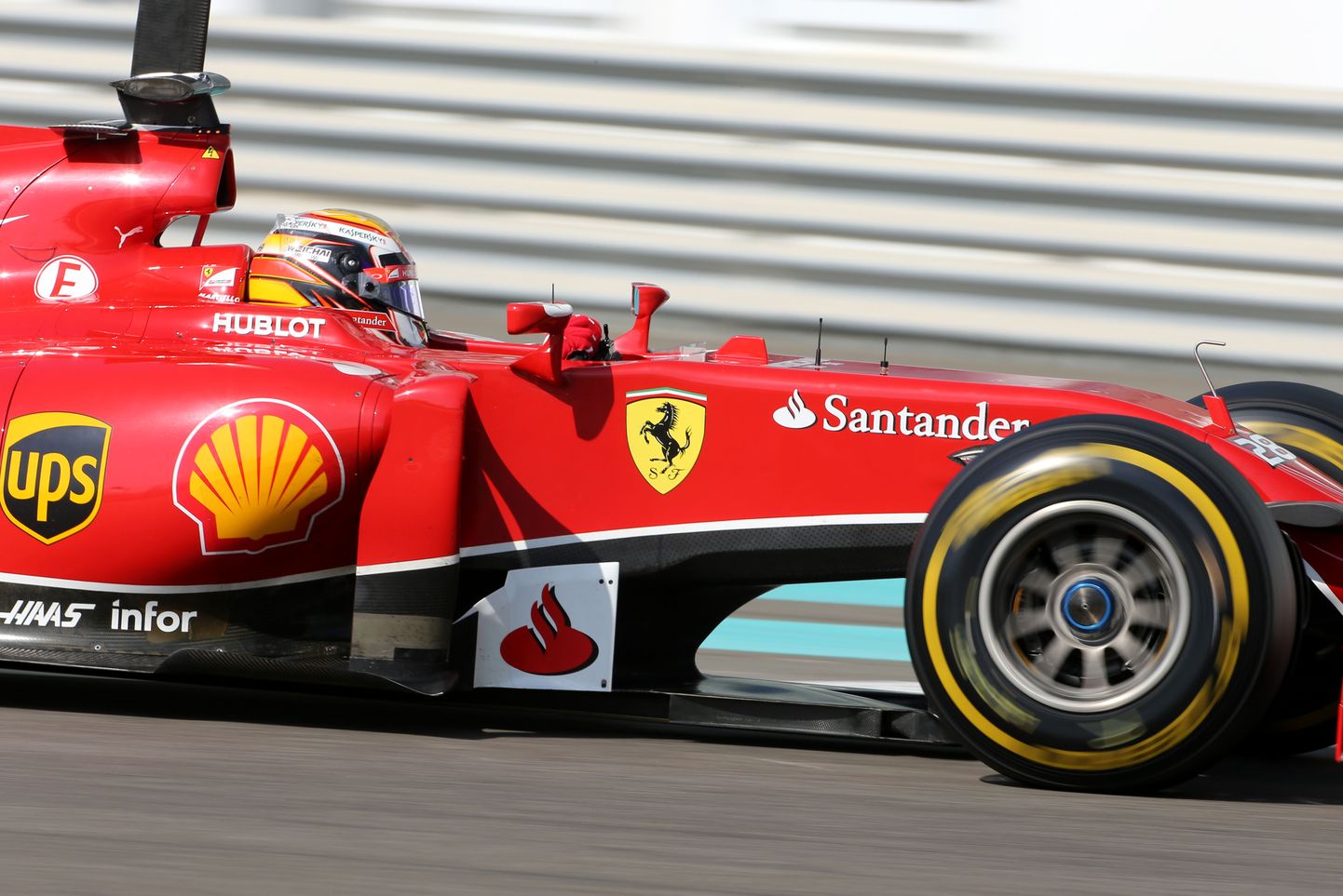 Ferrari vormel 1 auto.