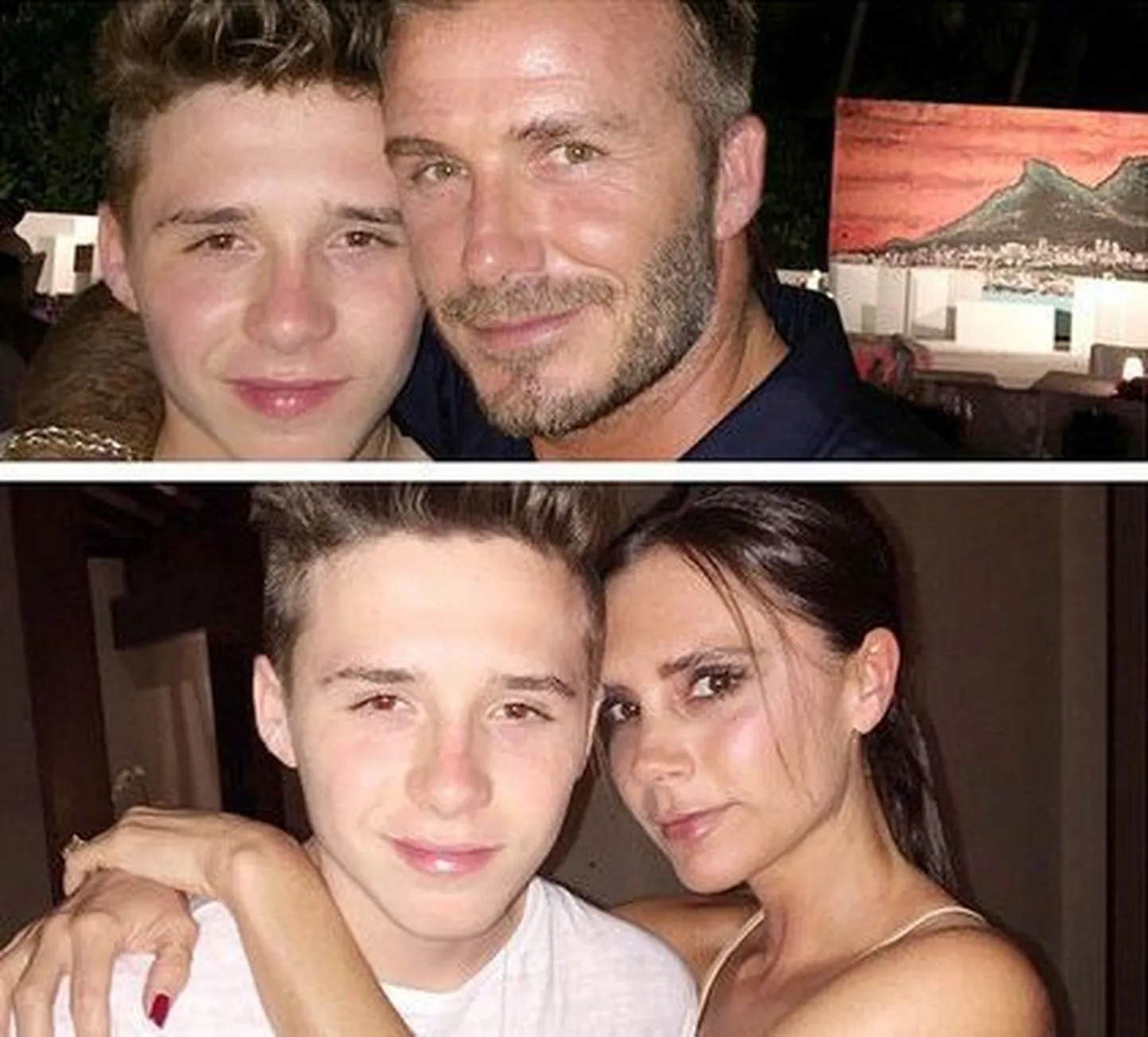 David Beckham, Victoria Beckham ja Brooklyn Beckham