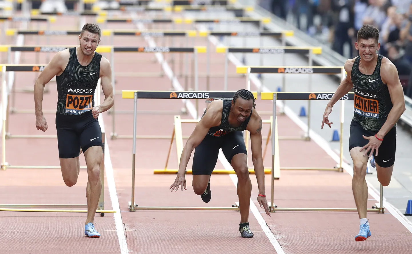 Aries Merritt ja Andrew Pozzi ebaõnnestumise kasutas ära poolakas Damian Czykier.
