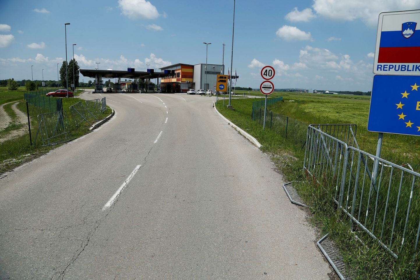 Trnoveci piiripunt Horvaatia ja Sloveenia piiril.
