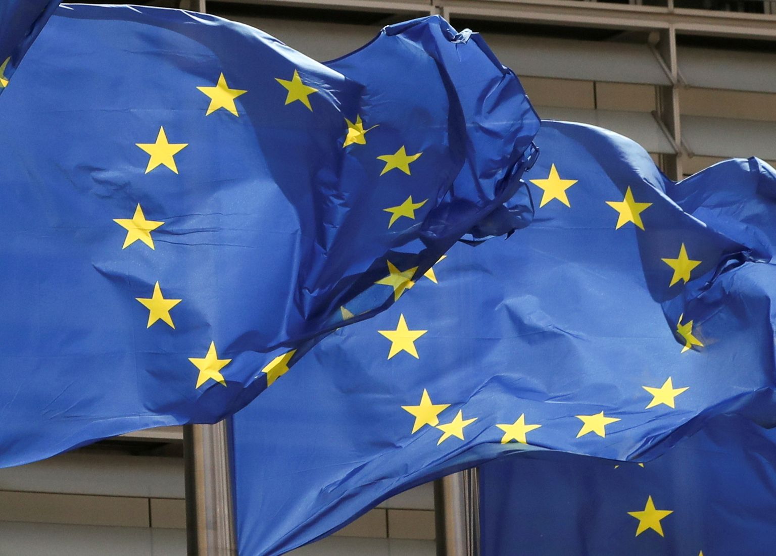 Флаги ЕС.