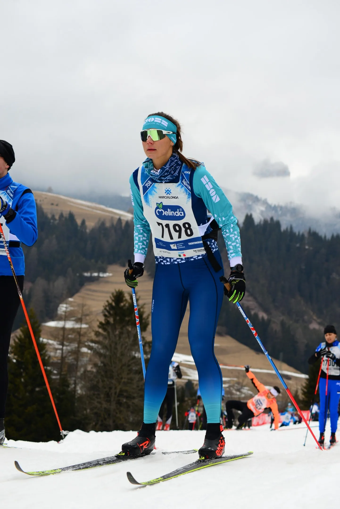 Grete Elviste pidi enamiku maratonist läbima paaristõugetega.