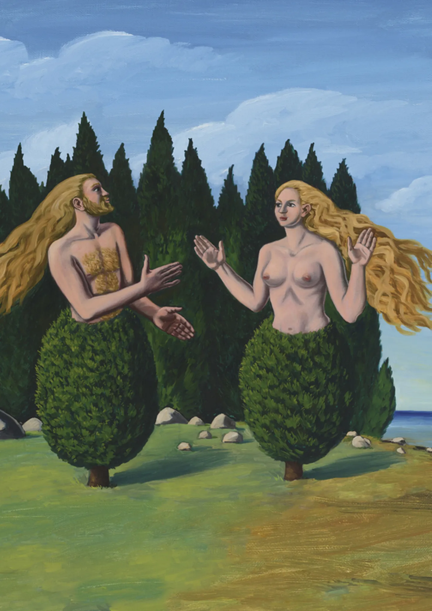 Lembit Sarapuu. Keskustelu. 1989–1990. Eesti Kunstimuuseum.
