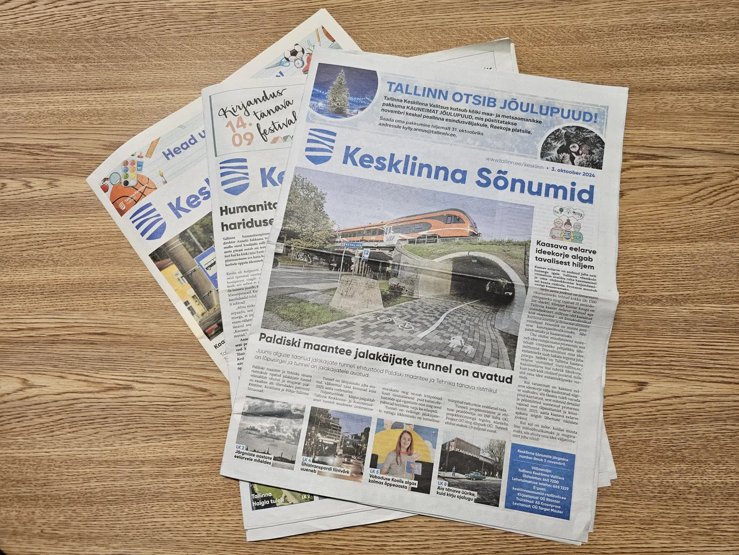 Газета Kesklinna Sõnumid.
