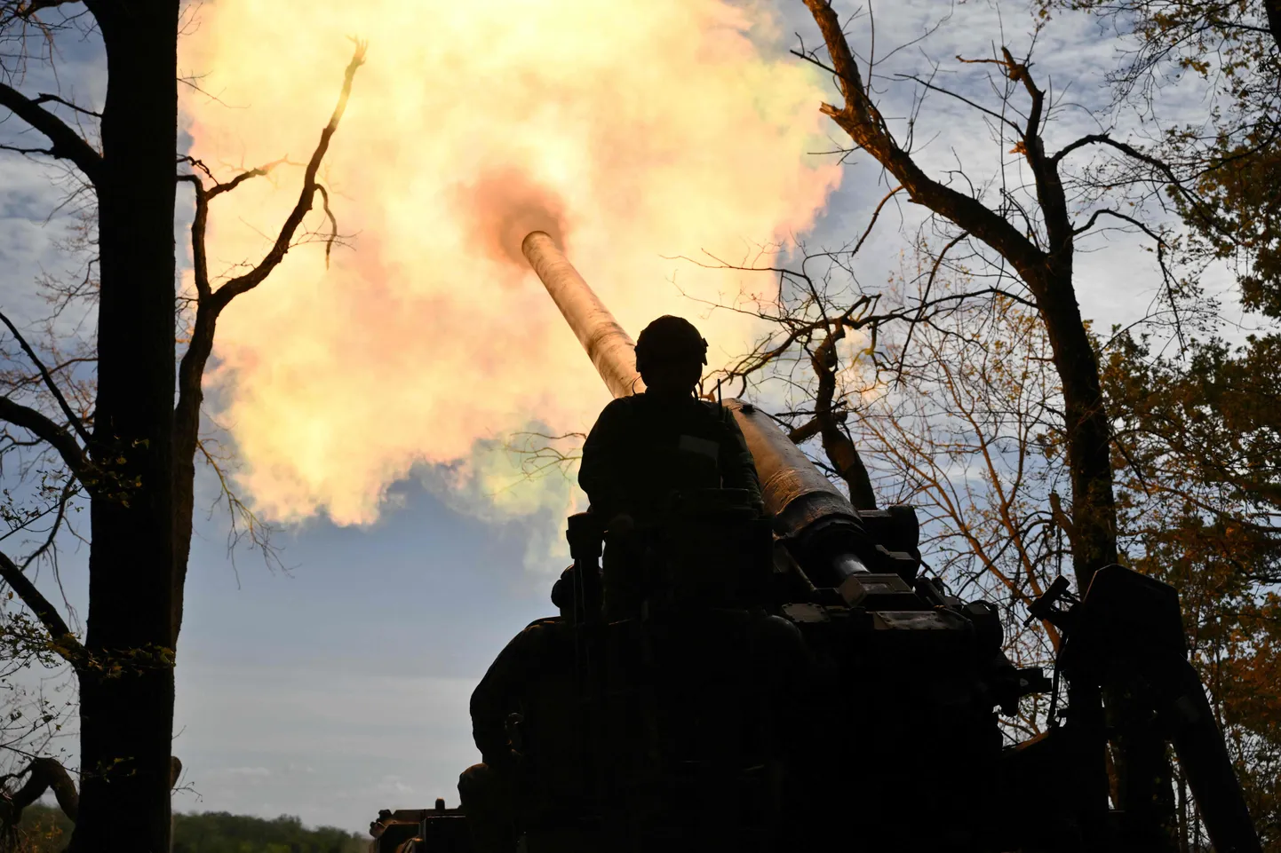 Ukraina üksused Donetski oblastis.  Foto on illustratiivne.