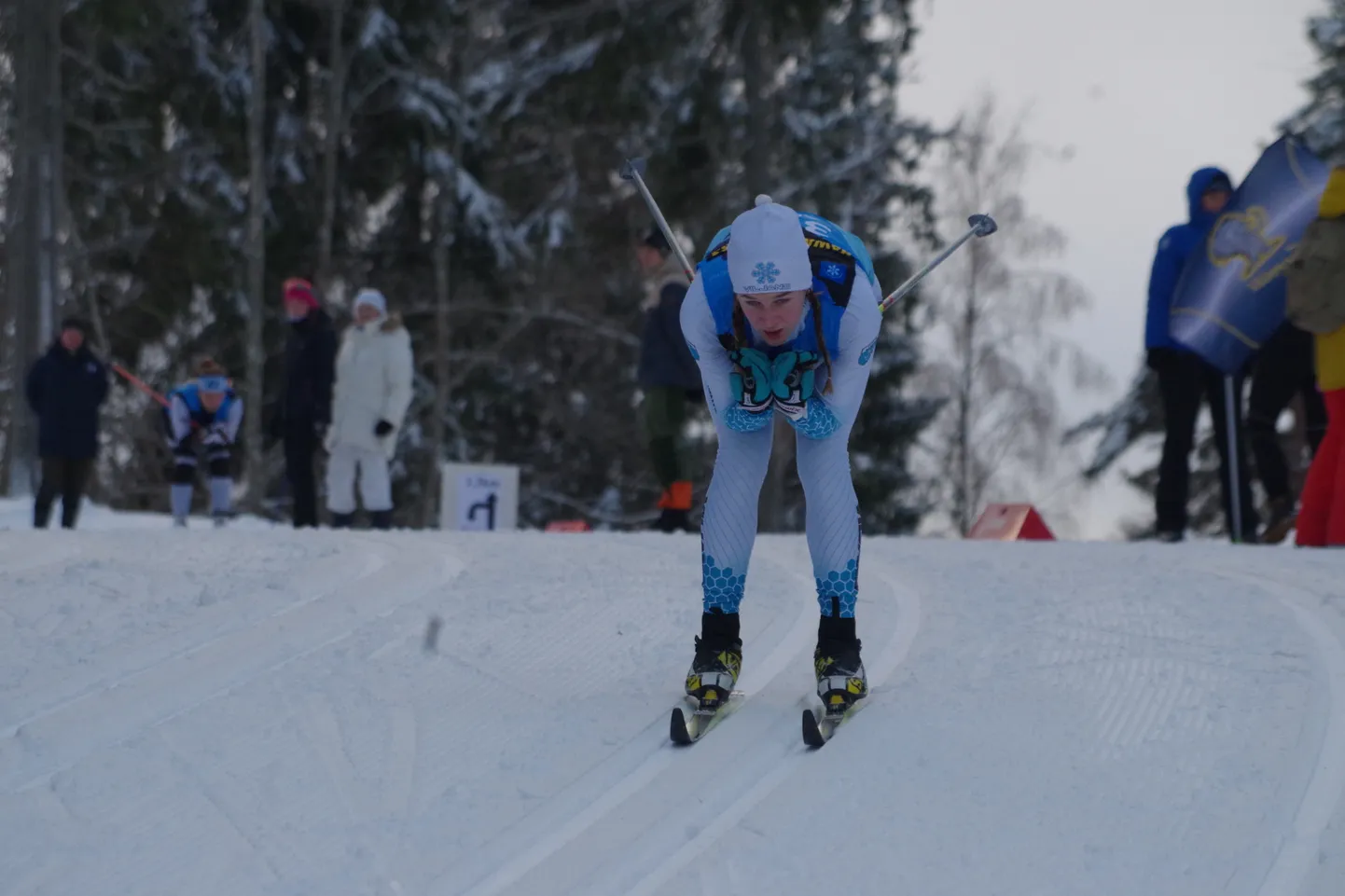 Eesti noorte meistrivõistlused murdmaasuusatamises Otepääl.
