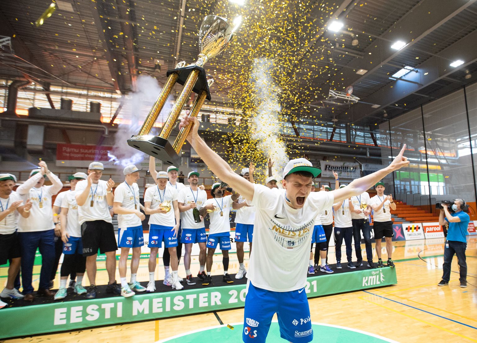 MTÜ Spordiklubi «Rafter»  all tegutsev, Eesti taas korvpallimeistriks kroonitud Kalev/Cramo oli üks suuremaid toetuse saajaid.