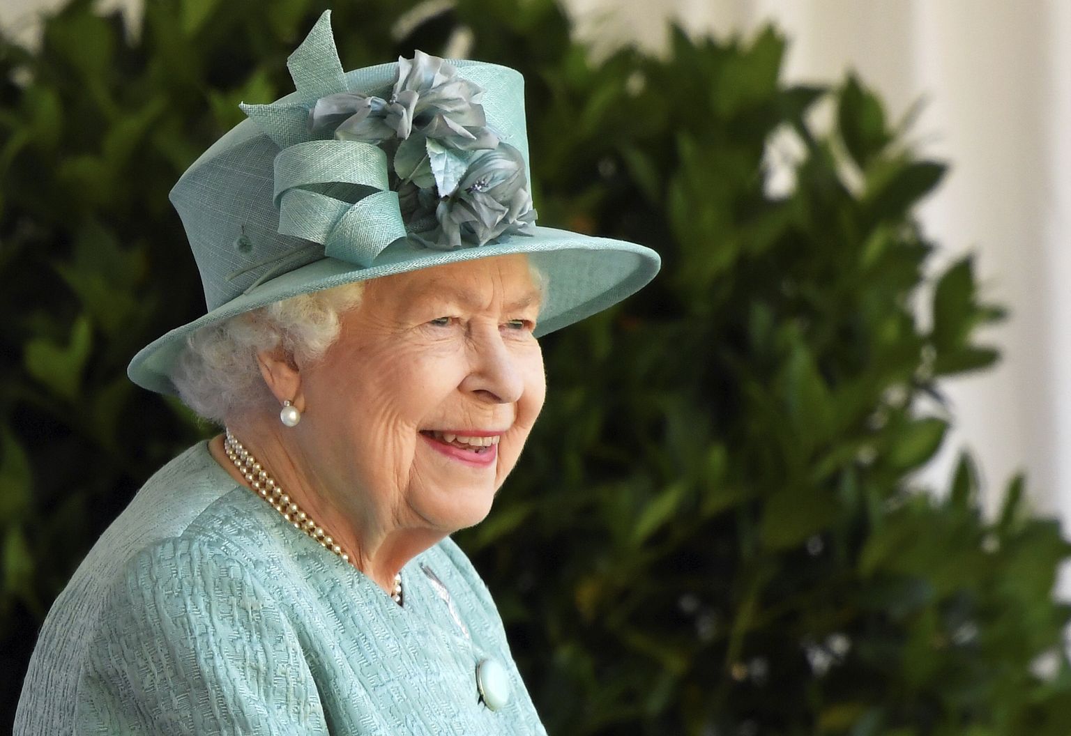 Kuninganna Elizabeth II 13. juunil 2020. aastal oma ametliku sünnipäeva pidustustel Windsori lossis.