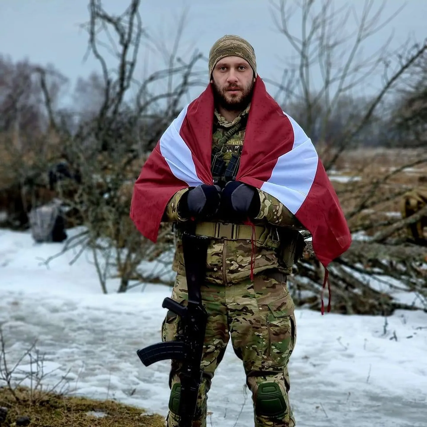 Алвис Лукша - 30-летний солдат-доброволец из Латвии, воюющий в Украине.