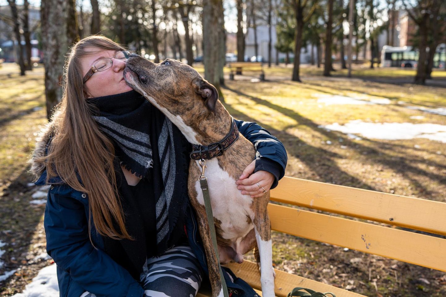 Liina Toome ja koer Ammi on lahutamatud sõbrad juba 11 aastat.