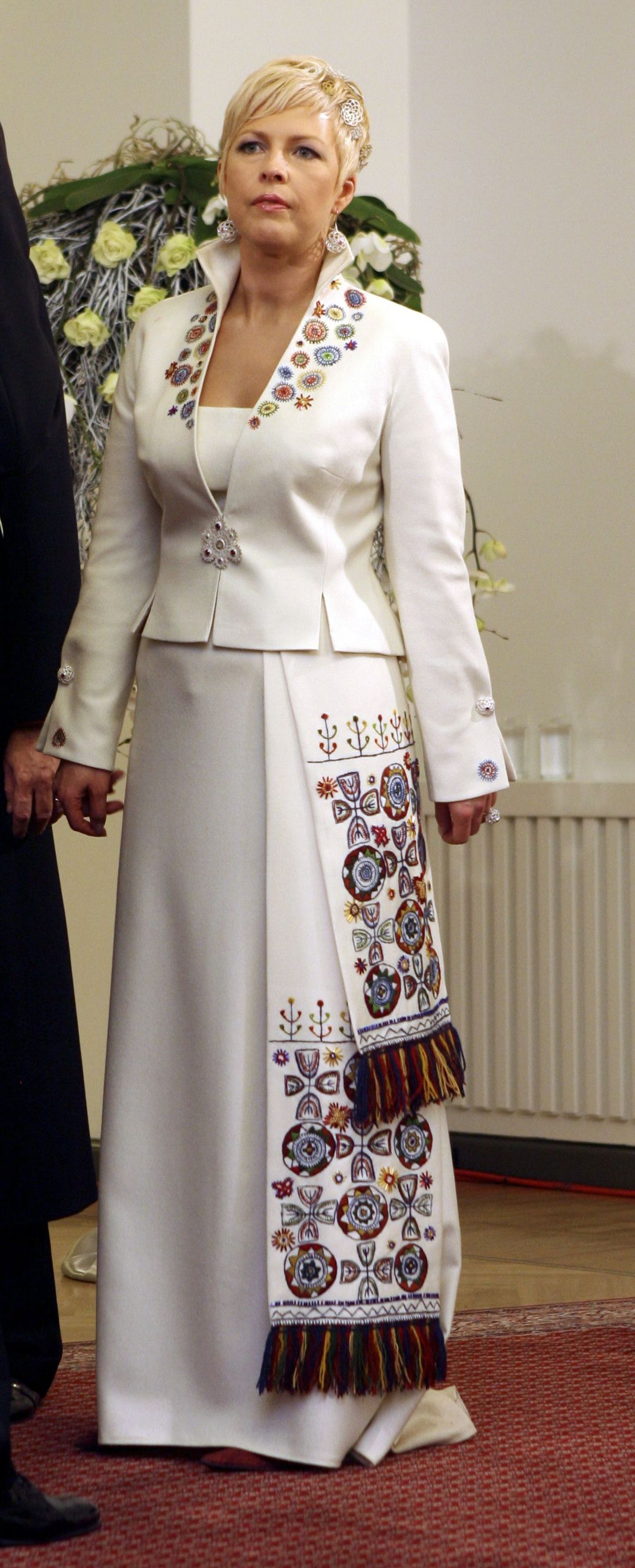 Evelin Ilves 2008. aastal Eesti Vabariigi aastapäeva vastuvõtul.