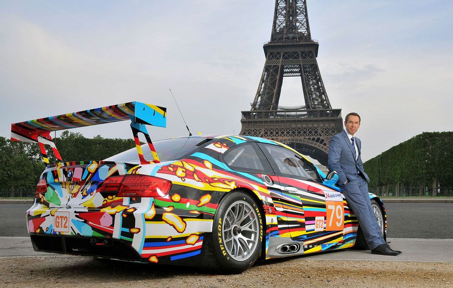 Jeff Koonsi dekoreeritud BMW M3 GT2. Pilt on illustratiivne.