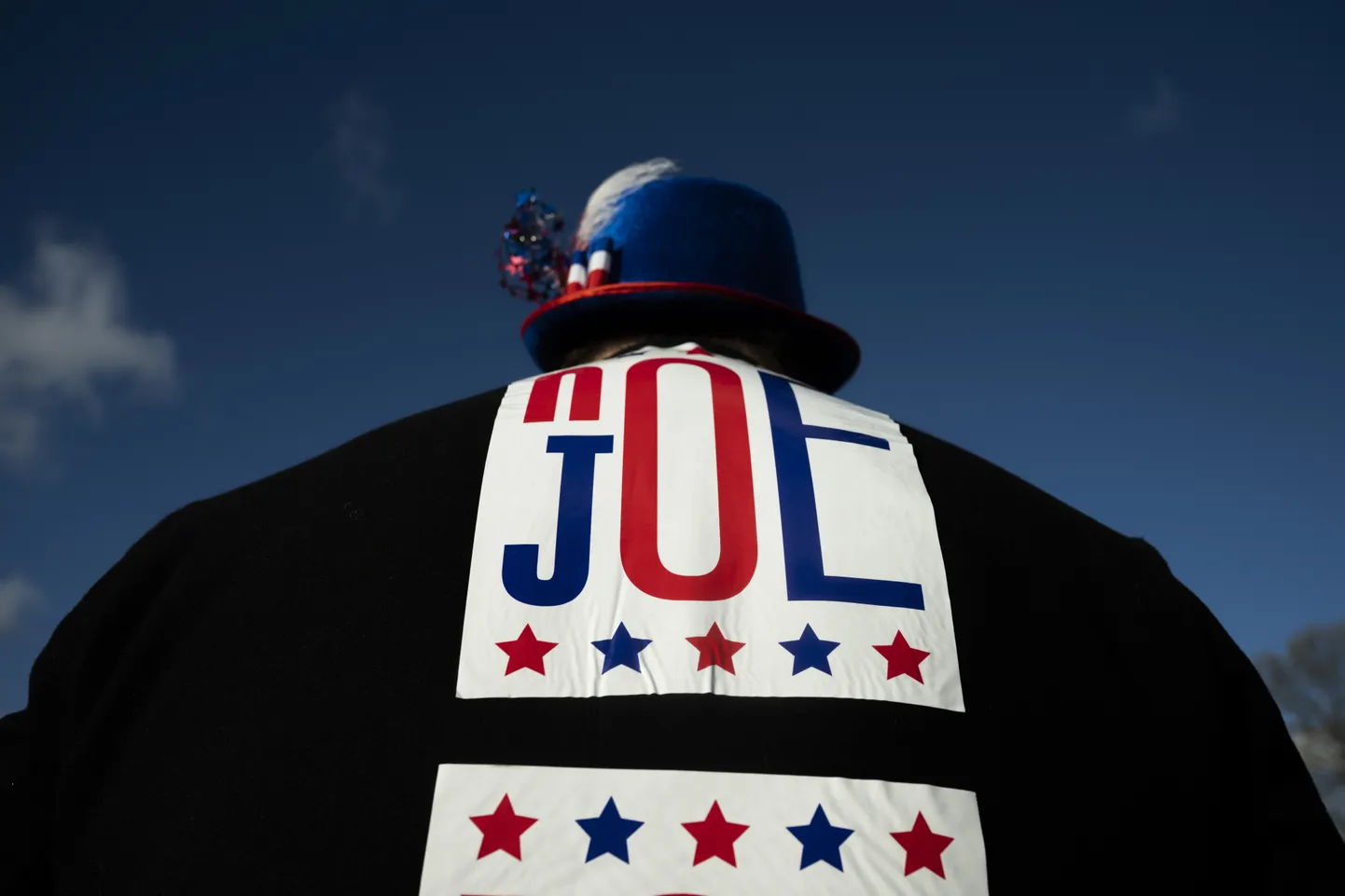 Joe Bidenit presidendiks mittesooviv ameeriklane Donald Trumpi kampaaniakoosolekul 13. aprillil 2024.