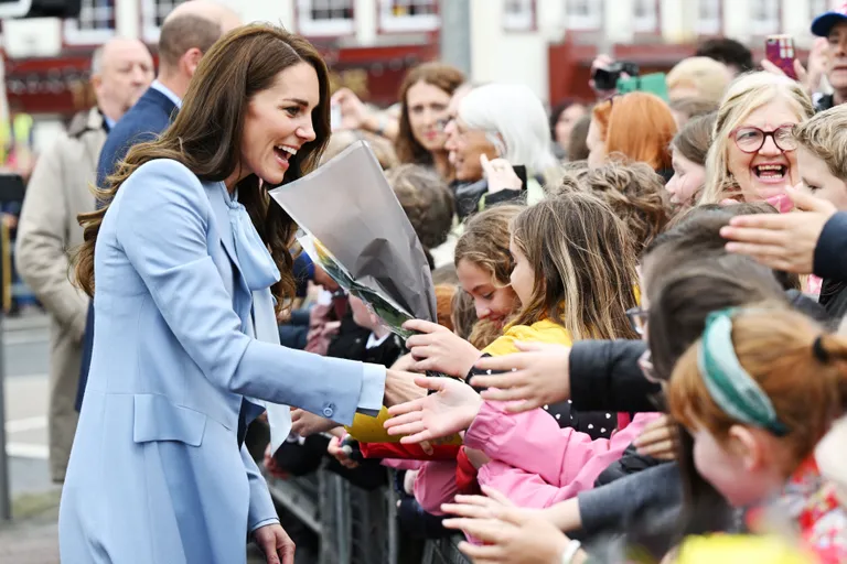 Walesi printsess Catherine 6. oktoobril Iirimaal rahvast tervitamas.