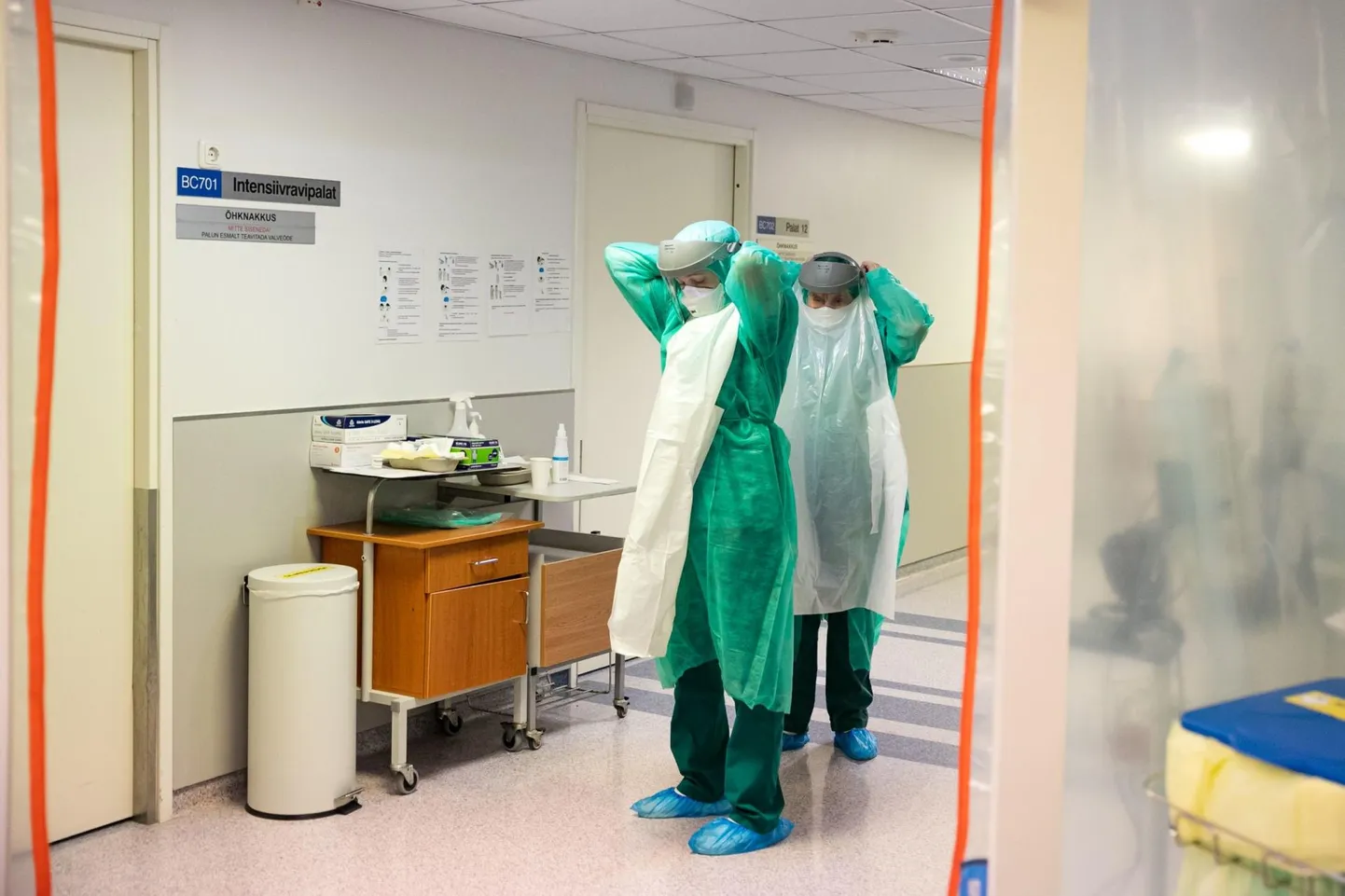 Pärnu haiglas oli täna hommikul 24 koroonapatsienti.