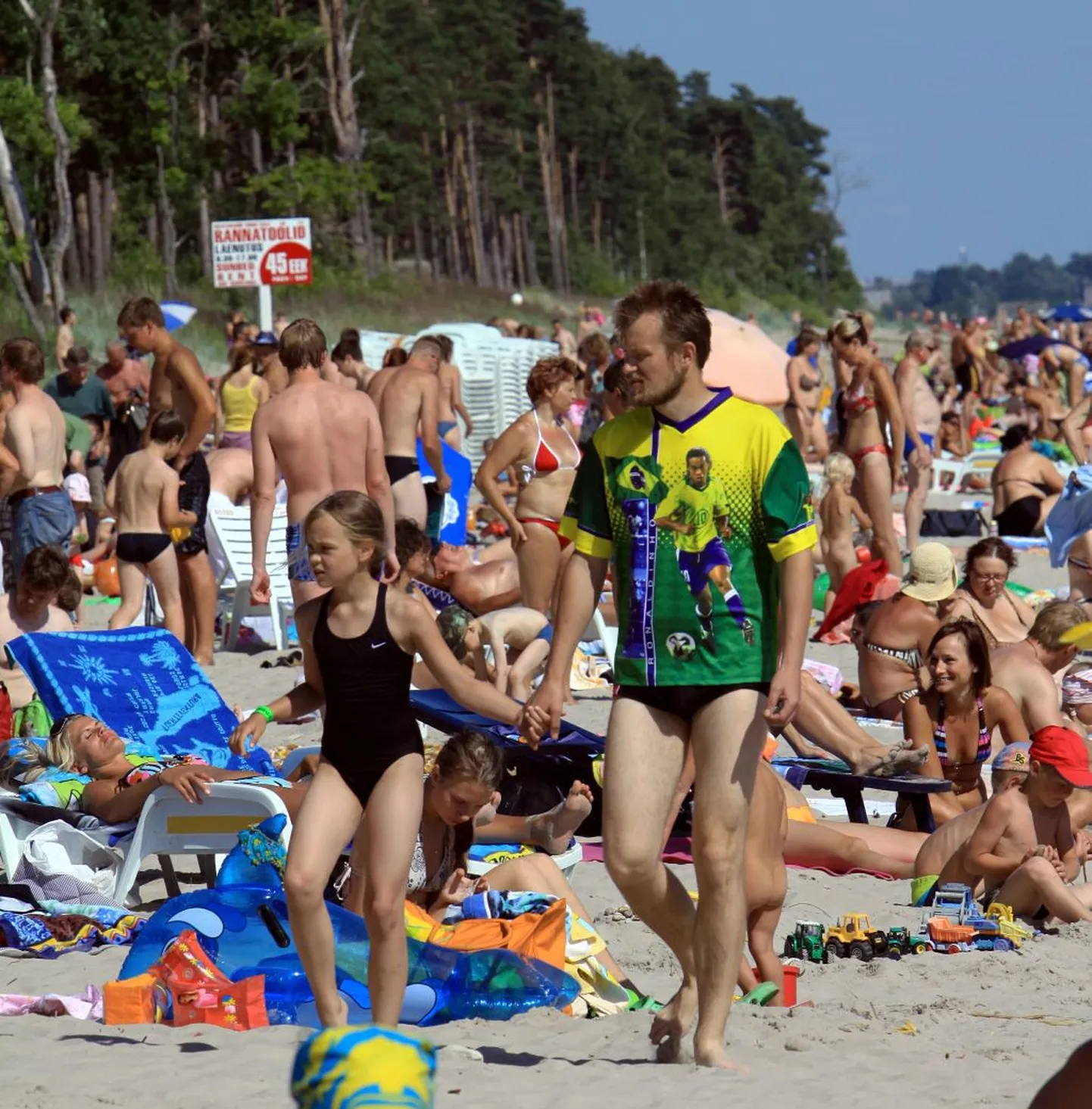Erinevalt tavalisest Eesti suvest jagus tänavu juulis rannailma igaks päevaks.