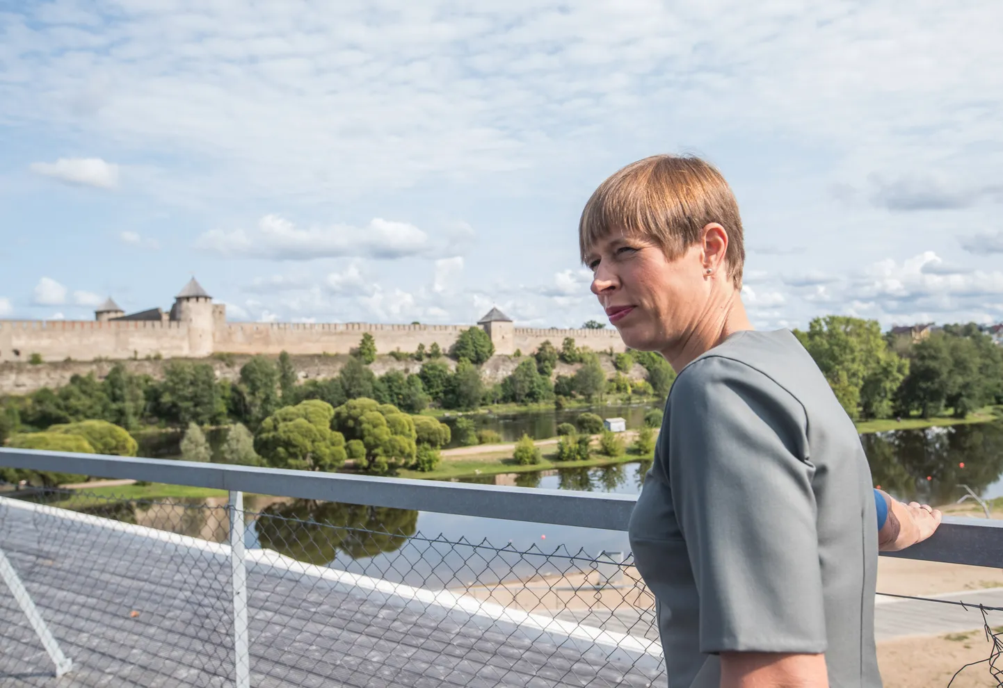 President Kersti Kaljulaid Narvas.