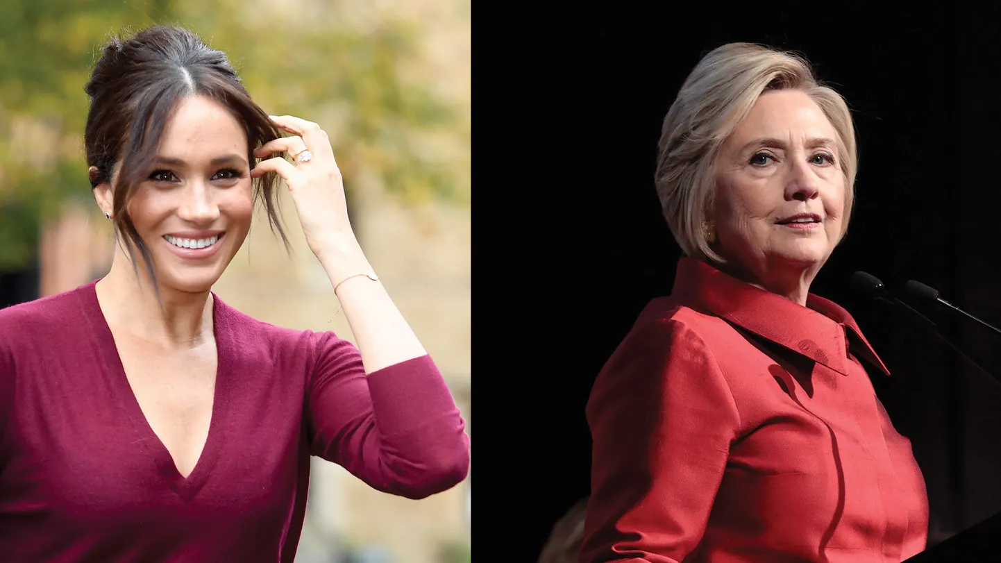 Meghan Markle ja Hillary Clinton.