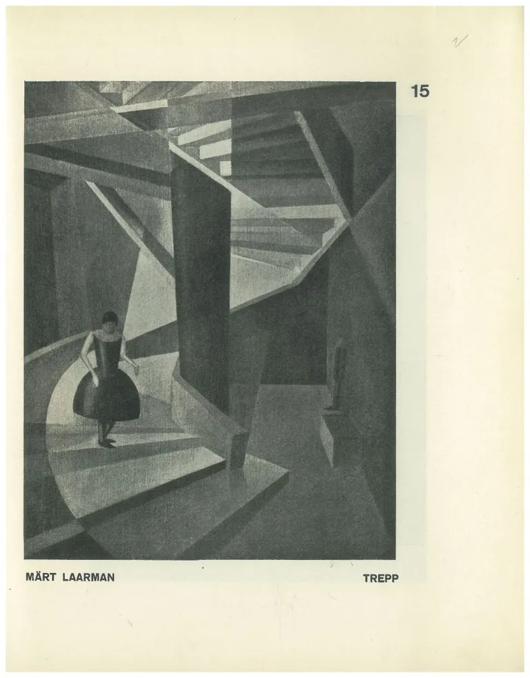 Märt Laarman. Trepp. 1925. Õli