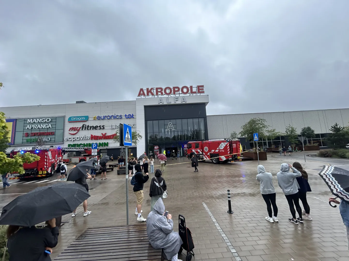 Эвакуация из торгового центра Akropole Alfa 1.07.2024.