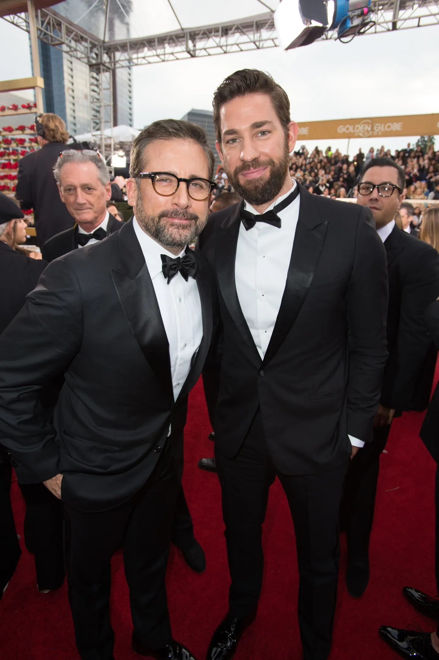 Steve Carell ja John Krasinski.